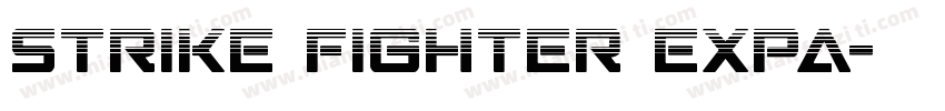 Strike Fighter Expa字体转换